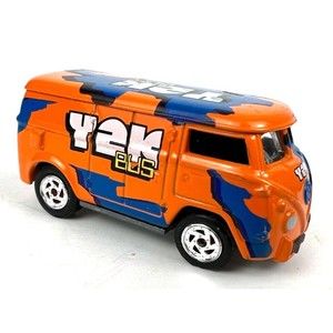 Johnny Lightning Y2K Orange/Blue Volkswagen Bus